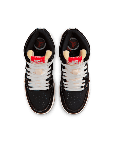 Nike - Giày Thời Trang Cổ Cao Trẻ Em Big Kids' Air Jordan 1 Retro High OG Flight Club Black and Sail