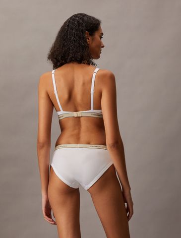 Calvin Klein - Áo ngực nữ Unlined Triangle Bra - Heritage Cotton Stretch