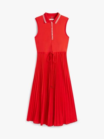 Tommy Hilfiger - Đầm Polo Nữ 1985 Pleated Sleeveless Midi Polo Dress - 2