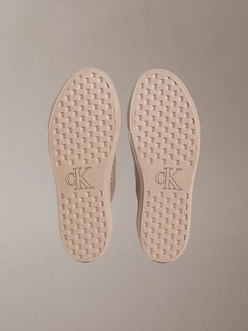 Calvin Klein - Giày Sneakers Nữ Vulcan Platform Lace Up Mesh