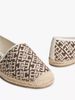 Tommy Hilfiger - Giày Búp Bê Nữ TH Monogram Plaque Jacquard Espadrilles