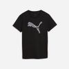 PUMA - T-SHIRT LIFESTYLE TOP T-SHIRT WOMEN GRAPHICS Cat Lace Tee / GRAPHICS Cat Lace Tee