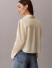 Calvin Klein - Áo Sơ Mi Nữ Cotton Poplin Cropped Shirt