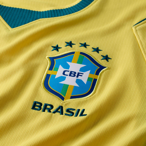 Nike - Áo Tay Ngắn Thể Thao Nam Brazil 2026 Stadium Home Dri-FIT Football Replica Shirt - 3
