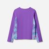 Speedo - Áo Rashguard Bé Gái Long Sleeve Print Splice Rash Guard
