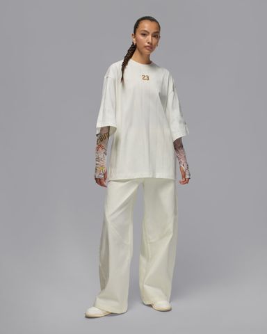 Nike - Áo tay dài thể thao Nữ Jordan Brooklyn Women's Loose-Fit Top