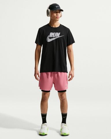Nike - Áo Tay Ngắn Thể Thao Nam Miler Men's Dri-FIT UV Protection Short-Sleeve Running Top
