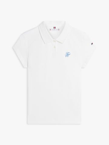 Tommy Hilfiger - Áo Thun Có Cổ Nữ 1985 Slim Fit Logo Embroidery Polo Shirt