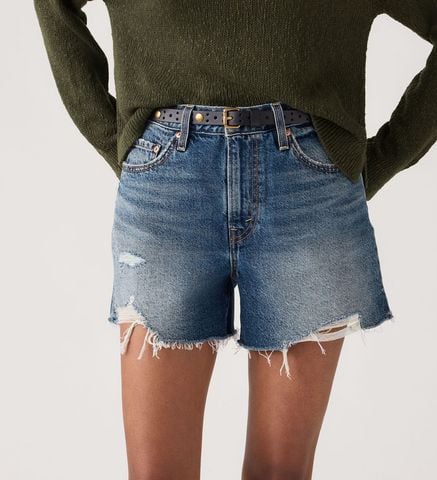 Levi's - Quần Jean Ngắn Nữ Ribcage Shorts