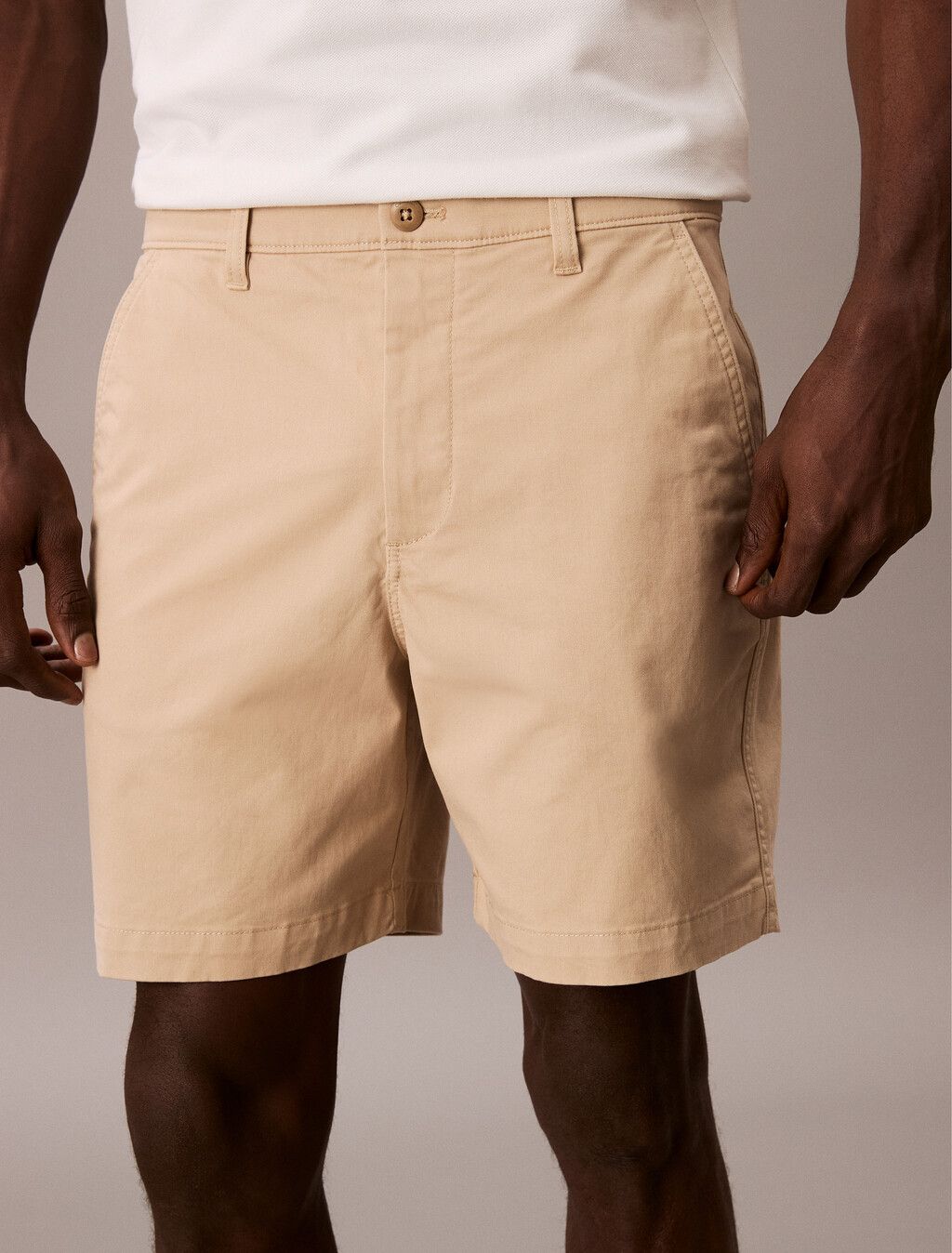 Calvin Klein - Quần ngắn nam Signature Cotton Chino Short