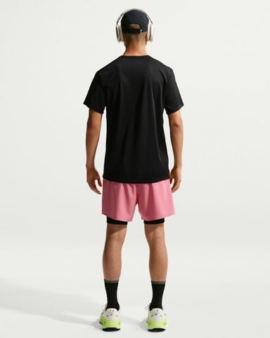 Nike - Áo Tay Ngắn Thể Thao Nam Miler Men's Dri-FIT UV Protection Short-Sleeve Running Top