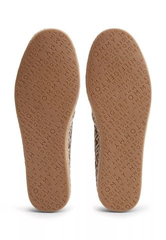 Tommy Hilfiger - Giày Búp Bê Nữ TH Monogram Plaque Jacquard Espadrilles