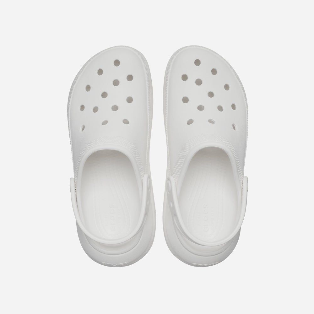 Crocs - Xăng đan nam nữ Classic Clog Crush White Lifestyle