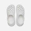 Crocs - Xăng đan nam nữ Classic Clog Crush White Lifestyle