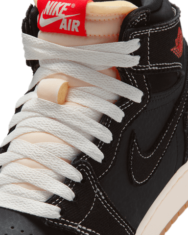 Nike - Giày Thời Trang Cổ Cao Trẻ Em Big Kids' Air Jordan 1 Retro High OG Flight Club Black and Sail