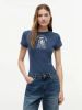 Tommy Hilfiger - Áo Thun Tay Ngắn Nữ Washed Crest Slim T-Shirt