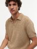 Tommy Hilfiger - Áo Thun Có Cổ Nam New York Label Relaxed Fit Mouliné Polo Shirt