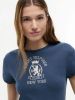 Tommy Hilfiger - Áo Thun Tay Ngắn Nữ Washed Crest Slim T-Shirt
