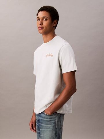 Calvin Klein - Áo phông thời trang nam Embroidered Logo T-Shirt - 2