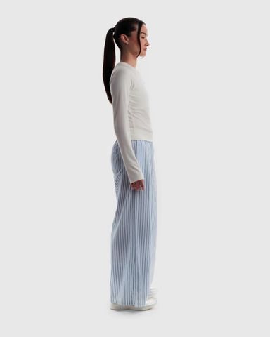 Nike - Quần Dài Thể Thao Nữ Sportswear Chill Poplin Loose Mid-Rise Woven Striped Trousers