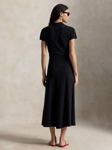 Ralph Lauren - Đầm Polo Nữ Tie-Front Mesh Polo Dress