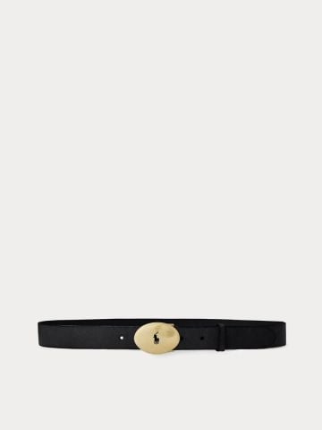 Ralph Lauren - Thắt Lưng Nữ Oval-Buckle Vachetta Belt