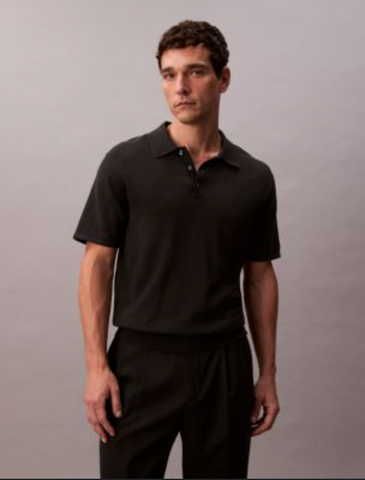 Calvin Klein - Áo polo tay ngắn nam Supima Cotton Polo