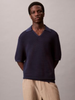 Calvin Klein - Áo polo dệt kim nam Tech Knit Sweater Polo Shirt