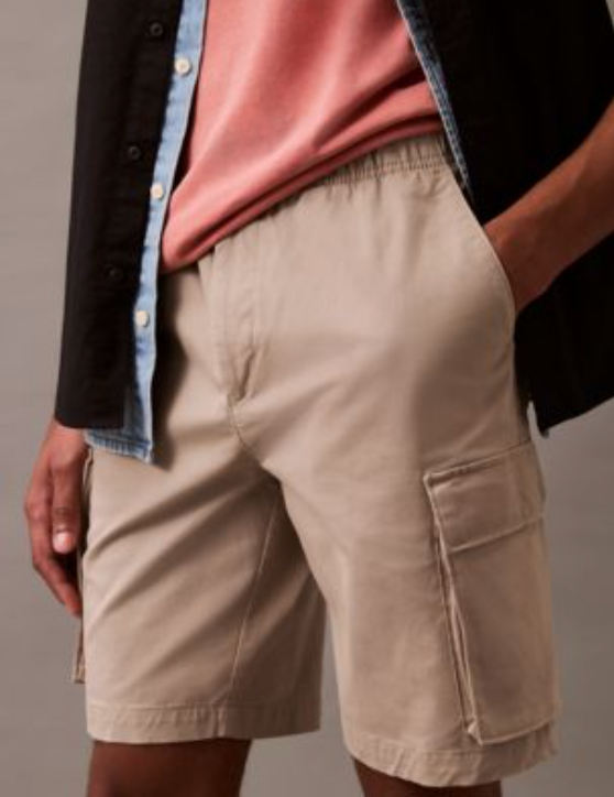 Calvin Klein - Quần ngắn nam Cotton Pull On Cargo Shorts