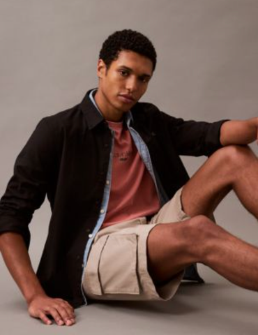 Calvin Klein - Quần ngắn nam Cotton Pull On Cargo Shorts - 3