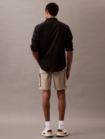 Calvin Klein - Quần ngắn nam Cotton Pull On Cargo Shorts - 2