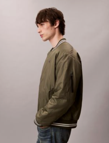 Calvin Klein - Áo khoác nam Nylon Tipped Bomber Jacket - 4
