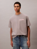 Calvin Klein - Áo phông thời trang nam Round Logo Graphic Classic T-Shirt