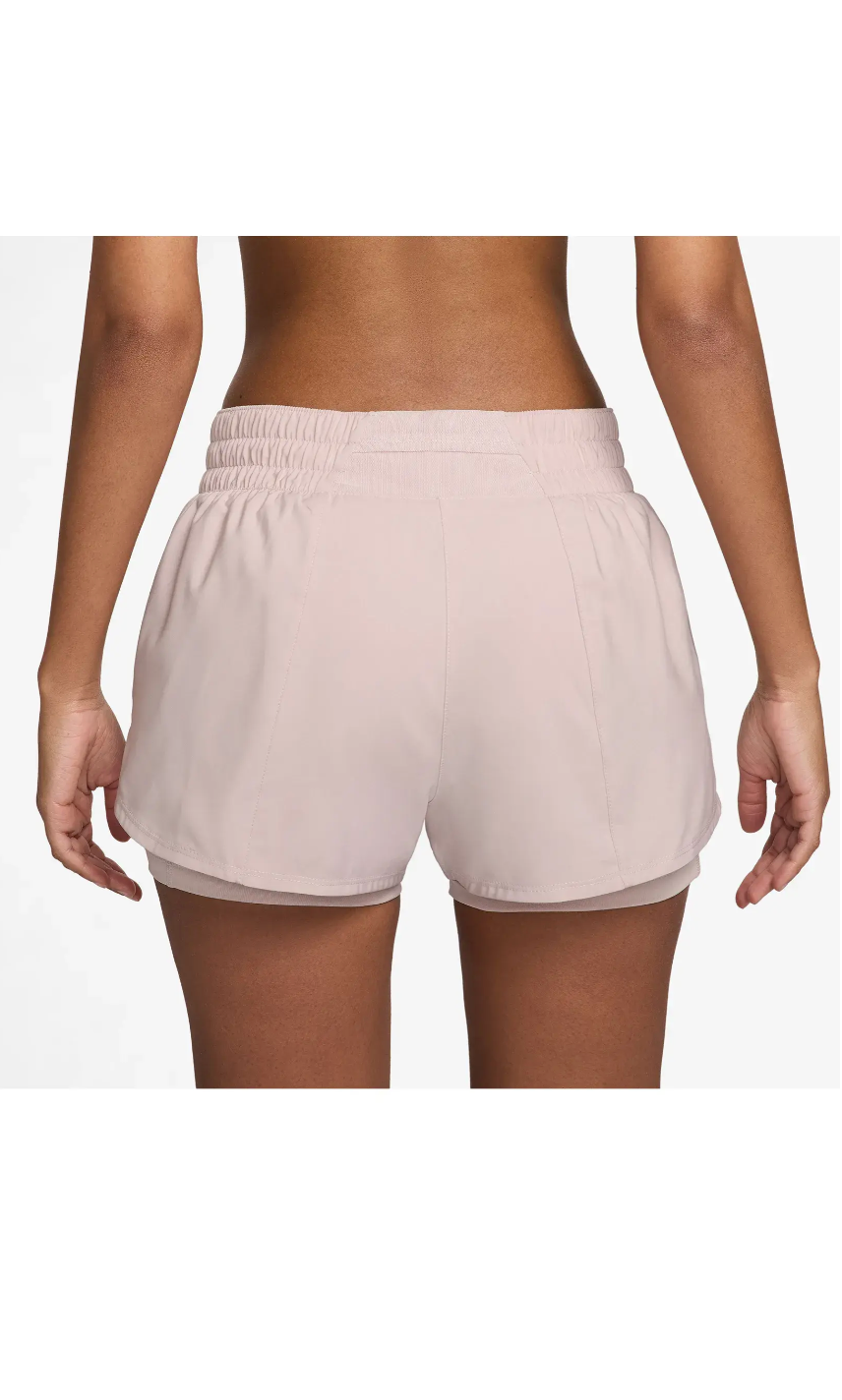 Nike - Quần ngắn thể thao Nữ Dri-FIT One Women's Mid-rise 8cm 2-in-1 Shorts