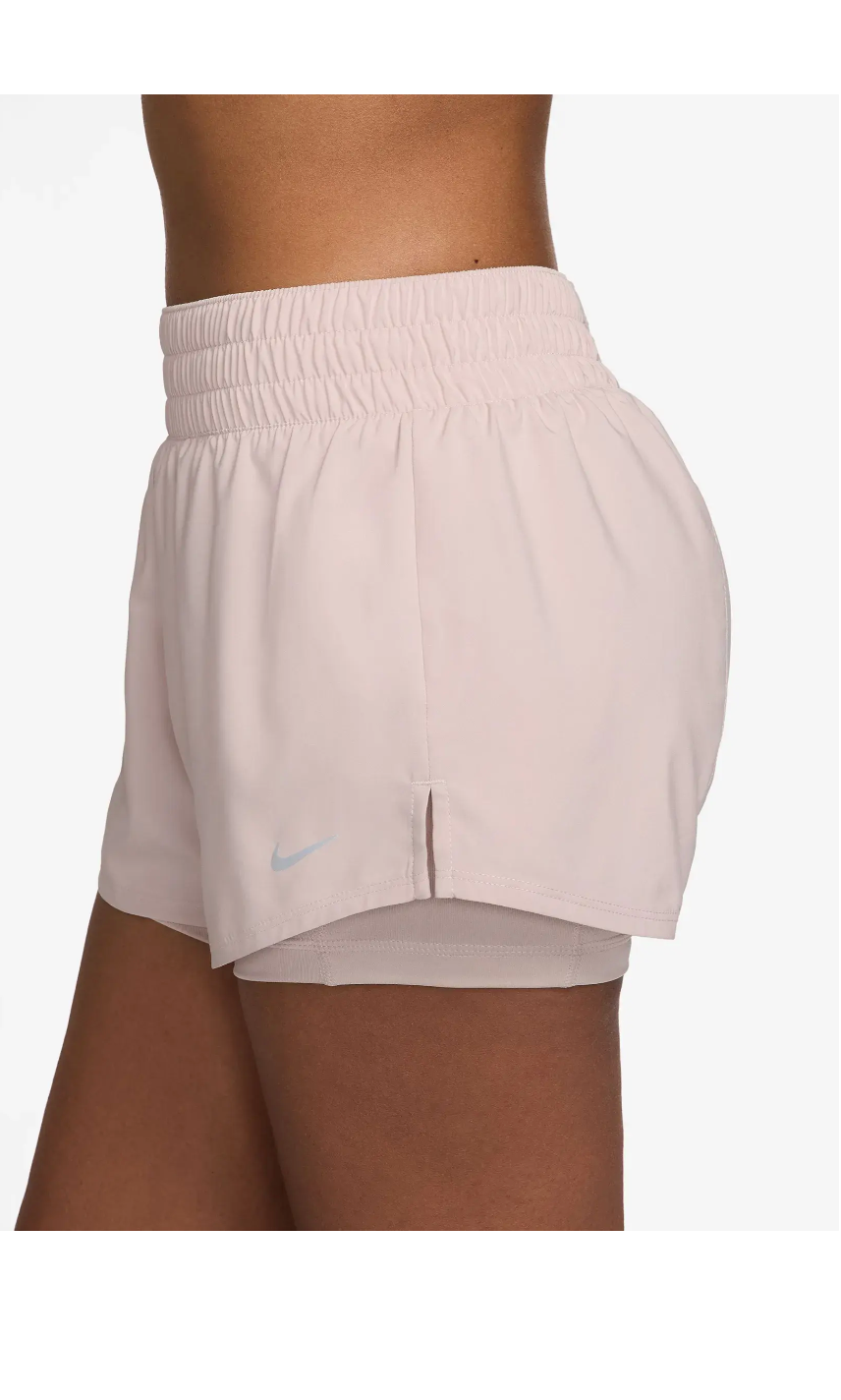 Nike - Quần ngắn thể thao Nữ Dri-FIT One Women's Mid-rise 8cm 2-in-1 Shorts