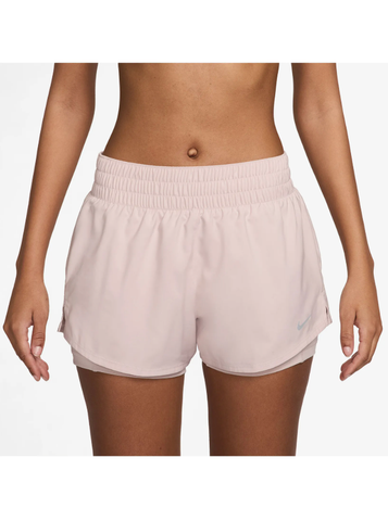 Nike - Quần ngắn thể thao Nữ Dri-FIT One Women's Mid-rise 8cm 2-in-1 Shorts