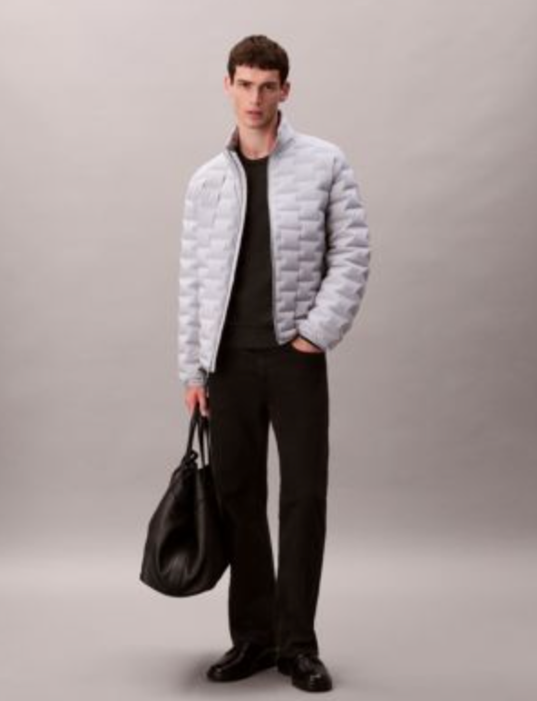 Calvin Klein - Áo phao lông vũ nam Packable Lightweight Quilted Goose Down Puffer Jacket