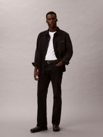 Calvin Klein - Áo sơ mi nam Blue Black Stone 90S Overshirt - 3