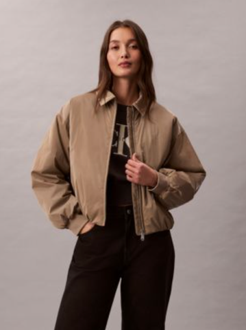 Calvin Klein - Áo khoác ấm nữ Shine Insulated Bomber Jacket