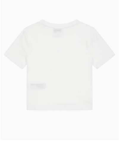 Calvin Klein - Áo Thun Tay Ngắn Nữ Logo Cropped Tee
