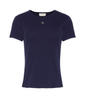 Calvin Klein - Áo Thun Tay Ngắn Nữ Monogram Patch Slim Waffle