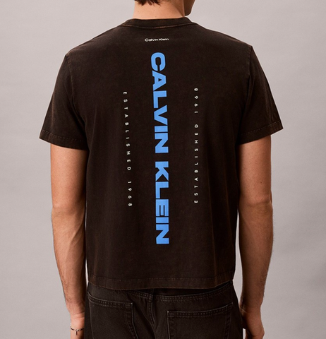 Calvin Klein - Áo Thun Tay Ngắn Nam Washed Compact Logo Graphic Classic T-Shirt