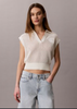 Calvin Klein - Áo Thun Ba Lỗ Nữ Monogram Crochet Cropped Top