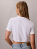 Calvin Klein - Áo Thun Tay Ngắn Nữ Monologo Cropped T-Shirt