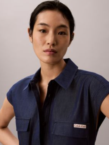 Calvin Klein - Đầm Sơ Mi Nữ Utility Shirt Dress