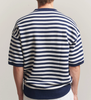 Ralph Lauren - Áo Sweater Nam Striped Short Sleeve Newport Navy/White