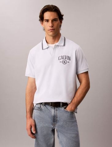 Calvin Klein - Áo Thun Có Cổ Nam Graphic Polo Shirt