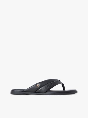 Tommy Hilfiger - Dép Xỏ Ngón Nữ Leather Toe Post Flat Sandals