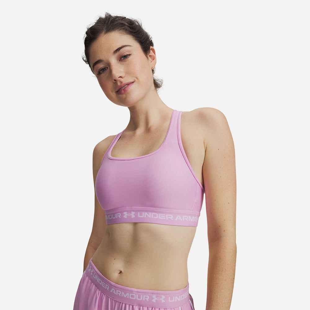 Under Armour - Áo Ngực Thể Thao Nữ Crossback Mid Bra