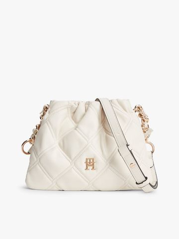 Tommy Hilfiger - Túi Đeo Chéo Nữ Quilted Chain TH Monogram Crossbody Bag